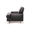 Vintage Black Leather AK 644 Armchair by Rolf Benz 8