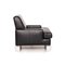 Vintage Black Leather AK 644 Armchair by Rolf Benz, Image 6