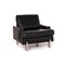 Vintage Black Leather AK 644 Armchair by Rolf Benz, Image 1