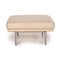 Sgabello vintage beige di pelle di Walter Knoll, Immagine 6