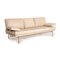 Vintage Beige Leather Living Platform 3-Seater Sofa from Walter Knoll 9