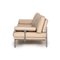 Vintage Beige Leather Living Platform 3-Seater Sofa from Walter Knoll 12