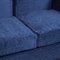 Blue Fabric LC2 2-Seater Sofa by Le Corbusier for Cassina 3