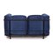 Blue Fabric LC2 2-Seater Sofa by Le Corbusier for Cassina 8