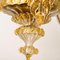 Large Venetian Gilded Murano Glass Chandelier by Barovier, 1950s 4
