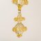 Großer venezianischer Kronleuchter aus Vergoldetem Murano Glas von Barovier, 1950er 6