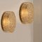 Vintage Glass & Brass Wall Light or Flush Mount by Motoko Isshi for Staff 3