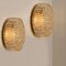 Vintage Glass & Brass Wall Light or Flush Mount by Motoko Isshi for Staff, Image 3