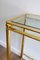 French Gilt Metal Console, 1970s 4