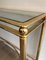 French Gilt Metal Console, 1970s 7