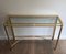 French Gilt Metal Console, 1970s 2