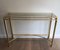 French Gilt Metal Console, 1970s, Image 3