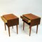 Midcentury Teak Nightstand, Sweden, 1950s, Set of 2 4