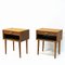 Midcentury Teak Nightstand, Sweden, 1950s, Set of 2 2