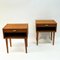 Midcentury Teak Nightstand, Sweden, 1950s, Set of 2 3