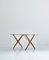 Cross-Legged Teak & Oak AT-308 Side or Coffee Table by Hans J. Wegner for Andreas Tuck, 1950s 4