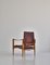 Safari Lounge Stühle aus rotem Leder & Eschenholz von Kaare Klint für Rud Rasmussen, 1950er, 2er Set 11