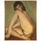 Mujer desnuda, siglo 20, óleo sobre lienzo, Imagen 1