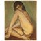 Nude Woman, 20th-Century, Oil on Canvas 1