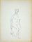 Herta Hausmann, Female Nudity 4, Black Marker Pen on Paper, 1950s, Image 1