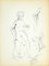 Herta Hausmann, Female Nudity 1, Black Marker Pen on Paper, 1950s 1