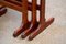 Scandinavian Teak Trundle Coffee Tables, Set of 3, Image 10