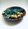 Französischer Art Ceramic Barbotine Zitrusfrucht Wandteller, 20. Jh., 1920er 7