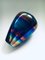 Vintage Italian Handmade Rainbow-Colored Art Glass Vase, 1960s, Image 5