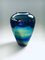 Vintage Italian Handmade Rainbow-Colored Art Glass Vase, 1960s 2