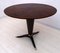 Round Mahogany and Walnut Table by Paolo Buffa for La Permanente Furniture, Italy, 1950s 6