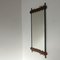 Mid-Century Belgian Brutalist Iron & Wood Mirror 10