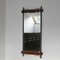 Mid-Century Belgian Brutalist Iron & Wood Mirror, Image 1