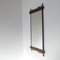 Mid-Century Belgian Brutalist Iron & Wood Mirror 4