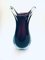 XL Mid-Century Italian Modern Murano Sommerso Stem Vase by Flavio Poli, 1960s 9