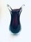 XL Mid-Century Italian Modern Murano Sommerso Stem Vase by Flavio Poli, 1960s, Image 9