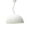 White Painted Aluminum Sonora Ceiling Lamp by Vico Magistretti for Oluce, 1970s 2