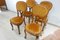 Art Nouveau Liberty Walnut Chairs, Set of 4 2