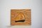 Panel vintage de madera de pino tallada, Imagen 3