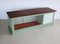 Vintage Wooden Counter with Display, 1950s 11