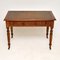 Antique Victorian Burr Walnut Writing Table, Image 3