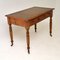 Antique Victorian Burr Walnut Writing Table, Image 6