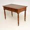 Antique Victorian Burr Walnut Writing Table 2