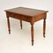 Antique Victorian Burr Walnut Writing Table, Image 2