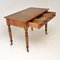 Antique Victorian Burr Walnut Writing Table 9