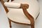 Antique French Walnut Salon Armchairs, Set of 2 8