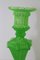 Anna-Green Pressed Glass Candlestick, 1880s, Image 5