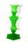 Anna-Green Pressed Glass Candlestick, 1880s, Image 1