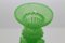 Anna-Green Pressed Glass Candlestick, 1880s, Image 8