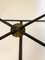 French Art Deco Wrought Iron & Brass Side Table with Arrows in the Style of André Arbus, 1940s, Image 12