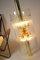 Large Brass and Glass Hanging Lamp from Limburg 8